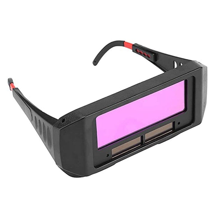Ochelari sudura cu auto-intunecare, cristale lichide LCD, protectie DIN 11, curea si brate incluse
