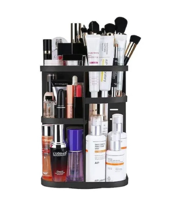 Organizator cosmetic rotativ 360° – depozitare cosmetice si accesorii