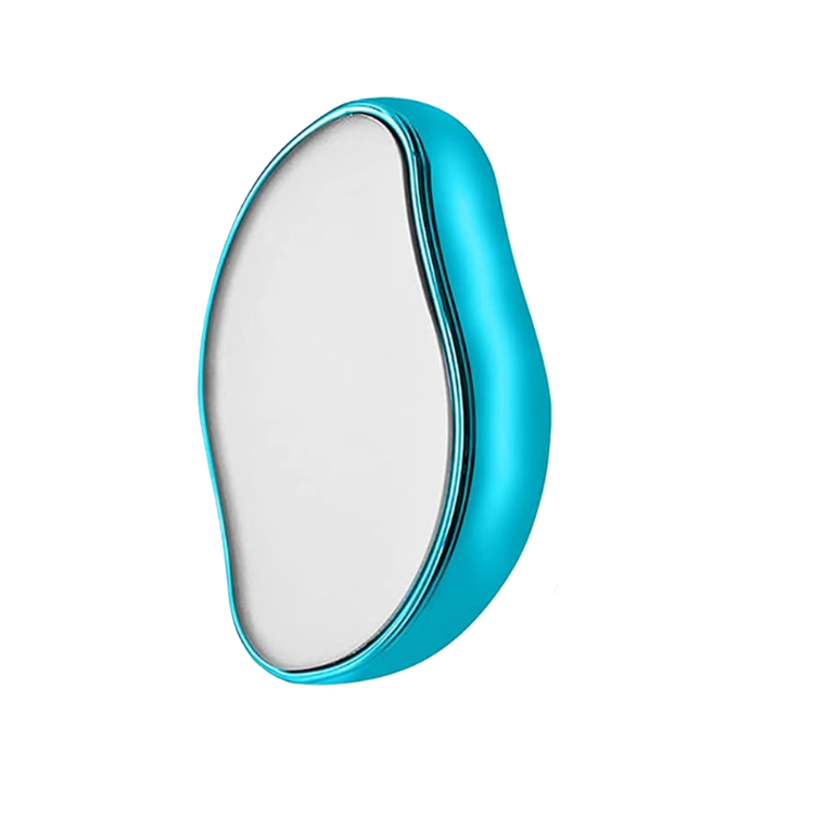 Epilator exfoliant portabil și reutilizabil, albastru