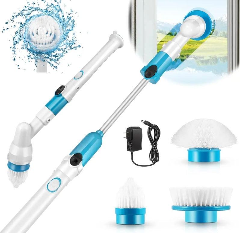 Mop electric multifunctional cu perii interschimbabile – curatare rapida si eficienta