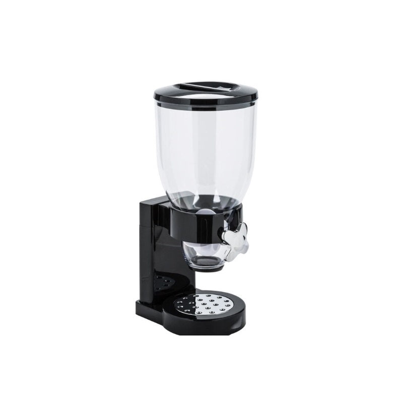 Dispenser cereale, dozator portabil cu capac ermetic, pentru alimente uscate