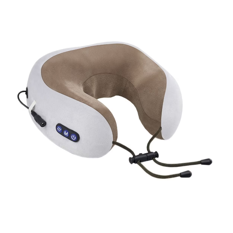 Perna electrica cu vibromasaj pentru gat si zona cervicala, wireless, ideala pentru calatorii