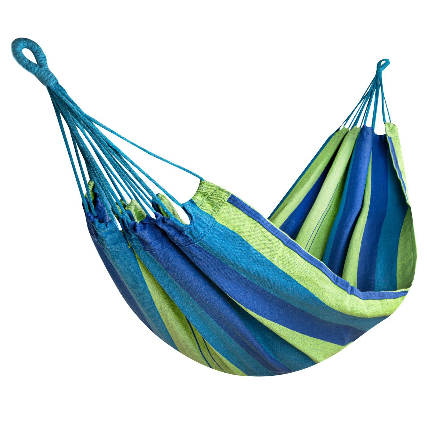 Hamac din Bumbac pentru Gradina, Terasa sau Camping, 190 x 150 cm, Capacitate 150 kg