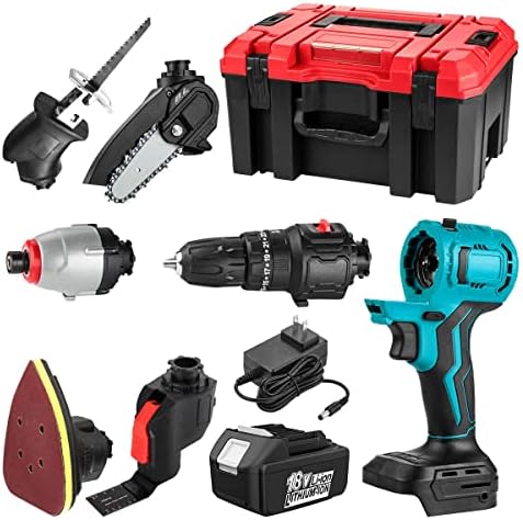 Unealta multifunctionala 6-in-1 36V, bormasina, drujba, fierastrau, surubelnita, slefuitor, lopata