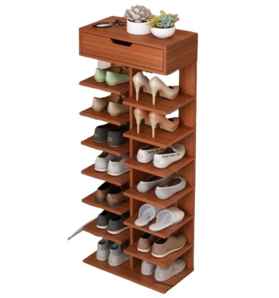 Suport Pantofi 7 Nivele Elegant – Pantofar Modern, Spatiu Depozitare Multifunctional 40x22x111cm