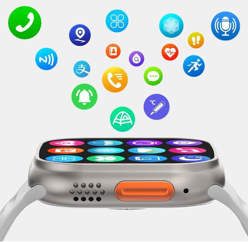 Ceas inteligent cu Monitorizare Sanatate Temperatura Cardiaca Oxigen Somn