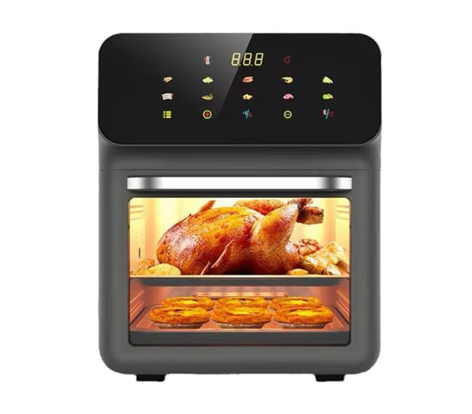 Friteuza cu aer cald 12L, 2400W, digital, gatire rapida si sanatoasa