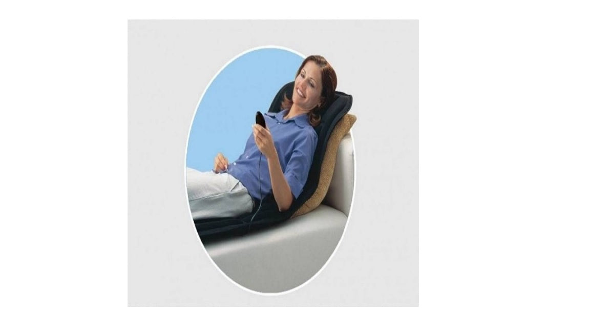 Saltea reversibila pentru masaj, 9 zone, 9 motoare, caldura, telecomanda