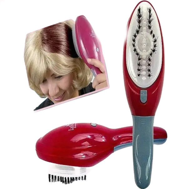 Perie electrica pentru vopsirea parului, cu rezervor pentru vopsea si distribuire uniforma, functioneaza cu 2 baterii AA