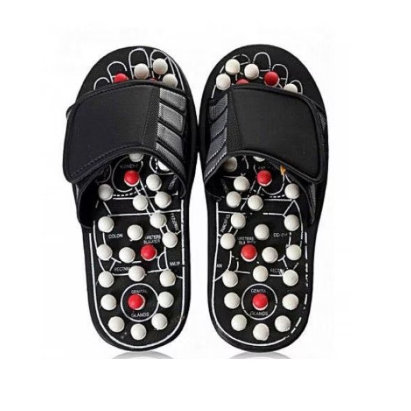 Papuci reflexoterapie cu arcuri de masaj, 82 puncte stimulare