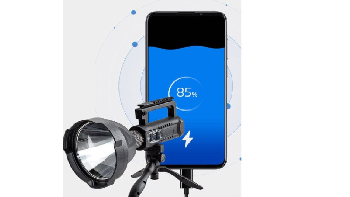 Lanterna LED multifunctionala, 7000 Lumeni, Powerbank, trepied inclus