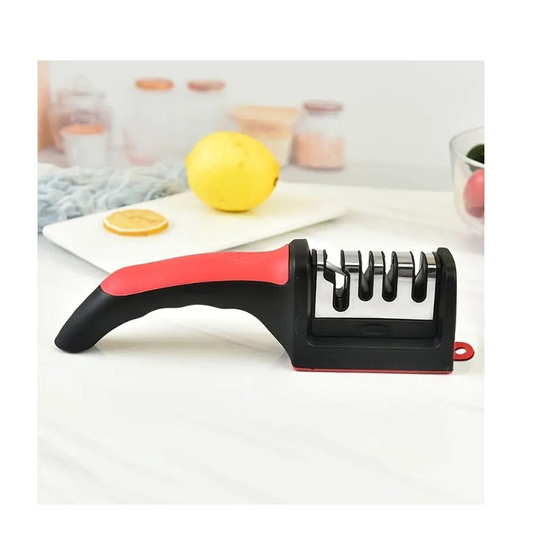 Aparat profesional pentru ascutit cutite, 3 trepte, uz casnic si profesional