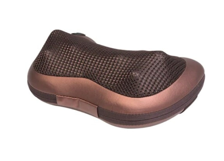 Perna Masaj Electrica Multifunctionala cu Incalzire, Portabila, 24W, Maro