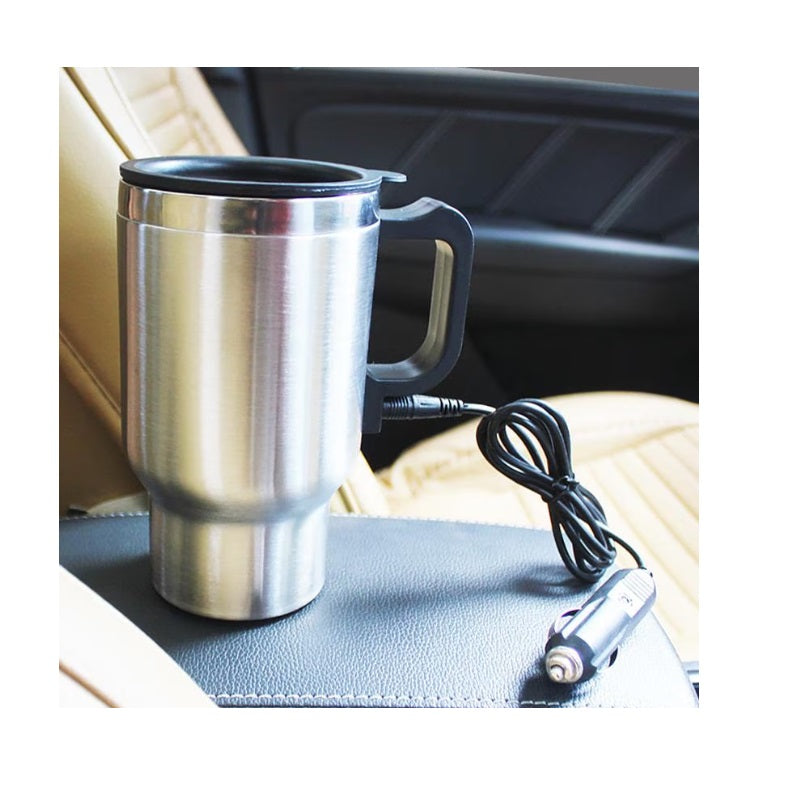 Cana termos auto – 400 ml, adaptor priza 12V, pentru cafea calda in masina
