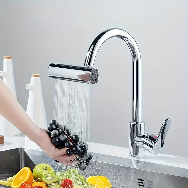 Aerator cascada bucatarie 4 functii, ABS rezistent, pulverizator multifunctional, robinet anti rugina