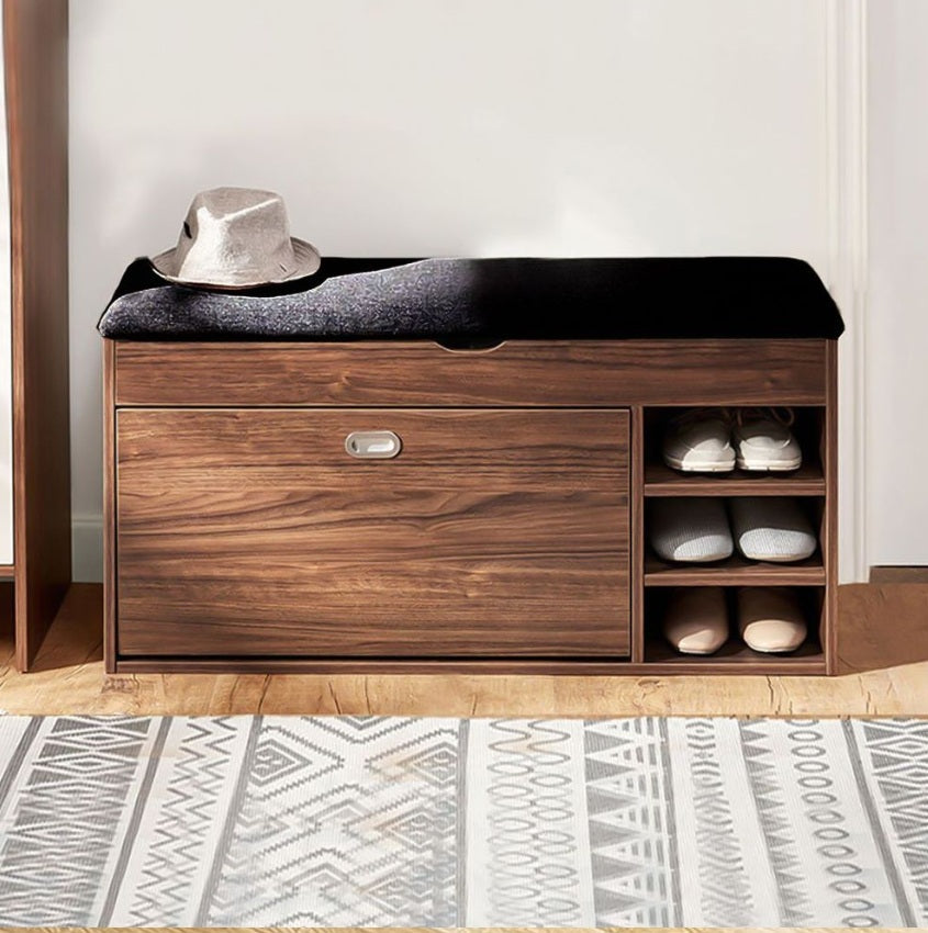 Dulap Pantofi cu Bancuta, Modern si Practic, 80x34x50 cm, Lemn