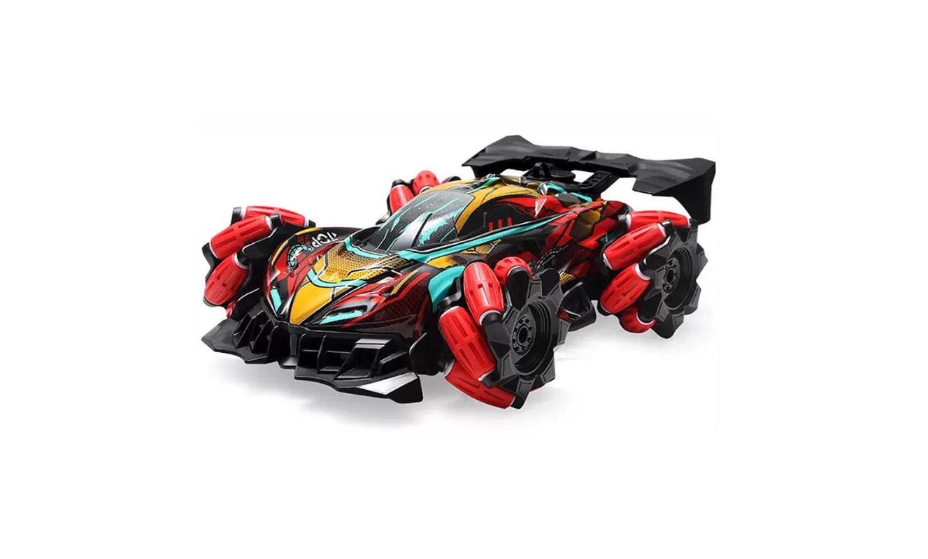 Masina Cascadorie RC 4x4 cu Telecomanda si Ceas Control Gesturi, Luminile LED, Muzica si Spray