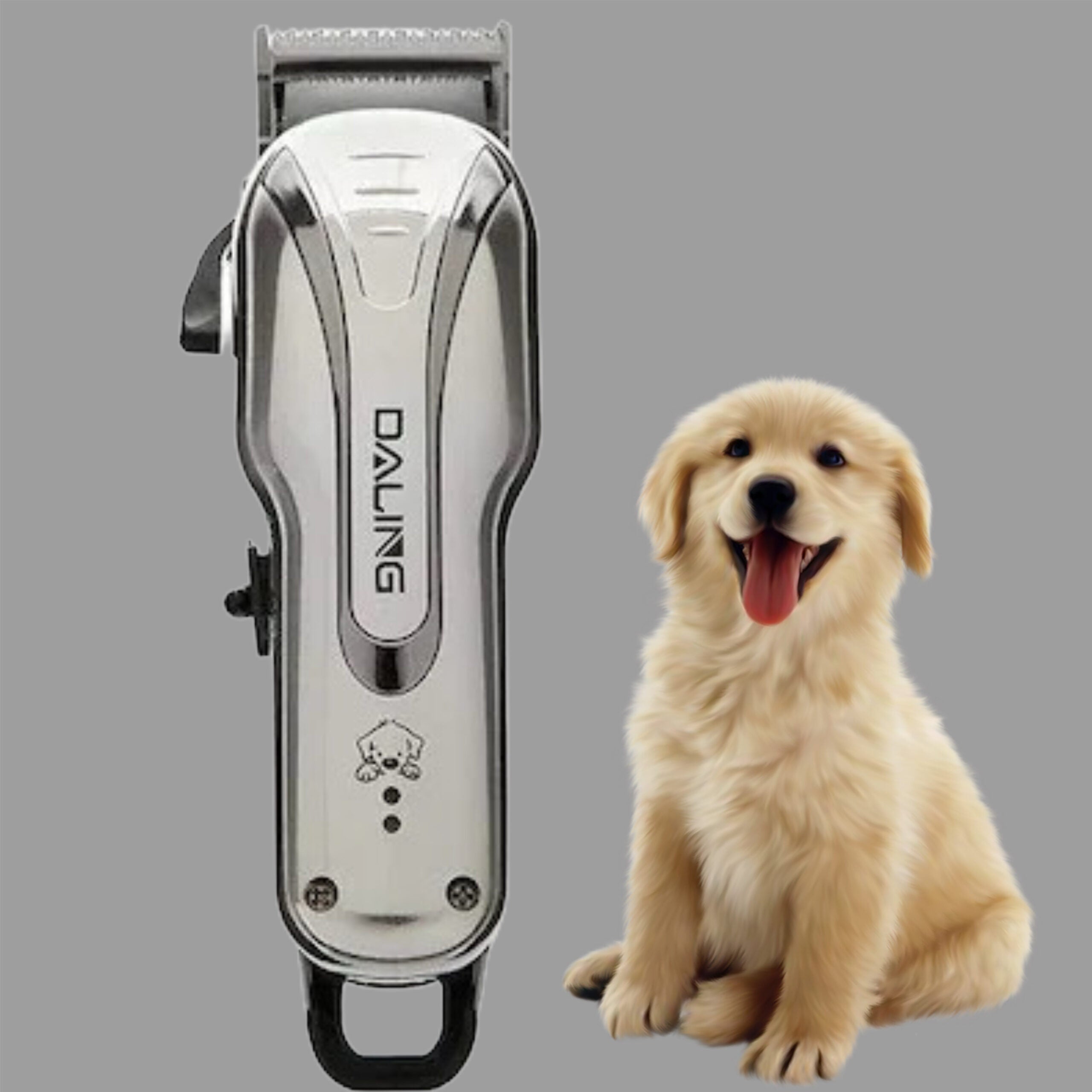 Set Profesional Reincarcabil pentru Tuns Animale – Caini, Pisici si Oi, Silentios, Accesorii Incluse