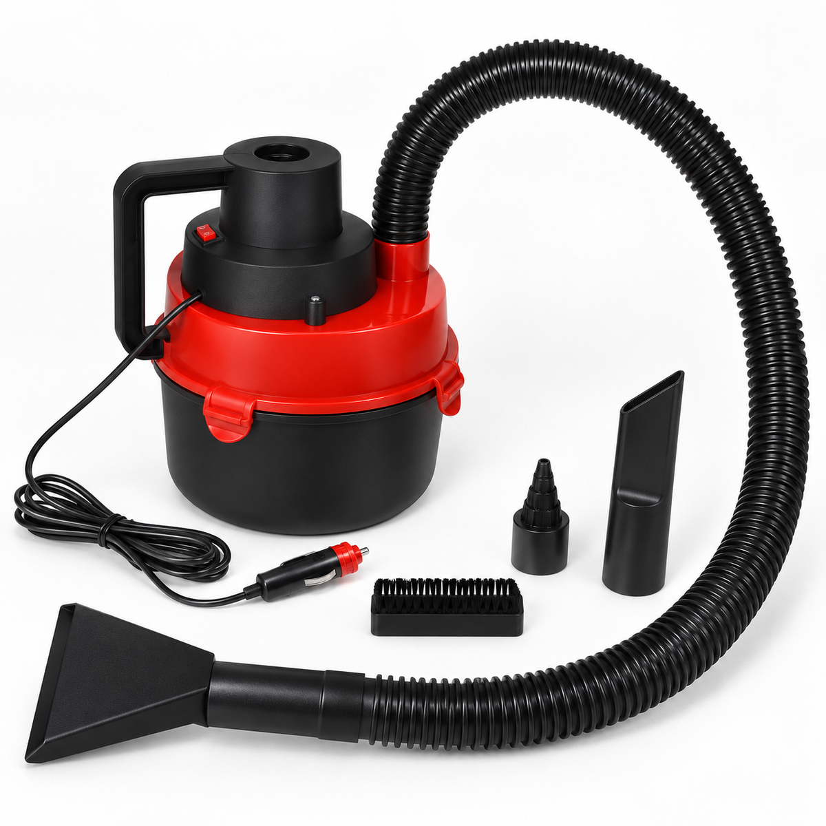 Aspirator auto 12 V, 90 W, pentru curățarea interiorului mașinii