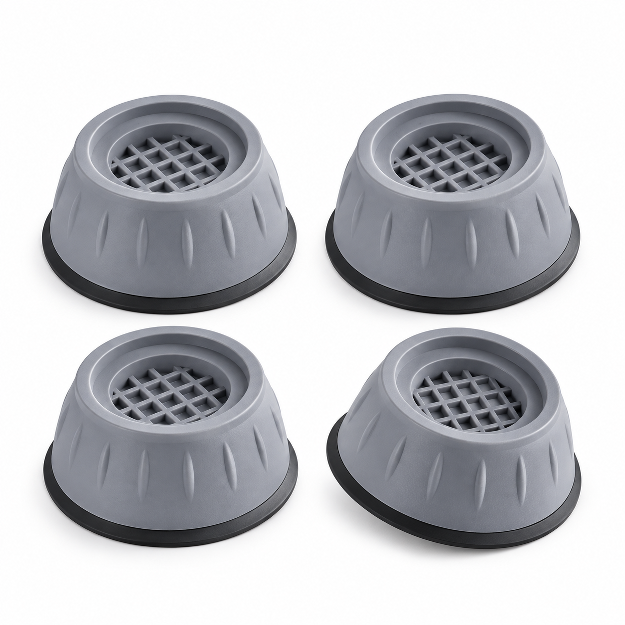 Set 4 Piciorușe Antivibrații din Cauciuc pentru Mașina de Spălat și Electrocasnice