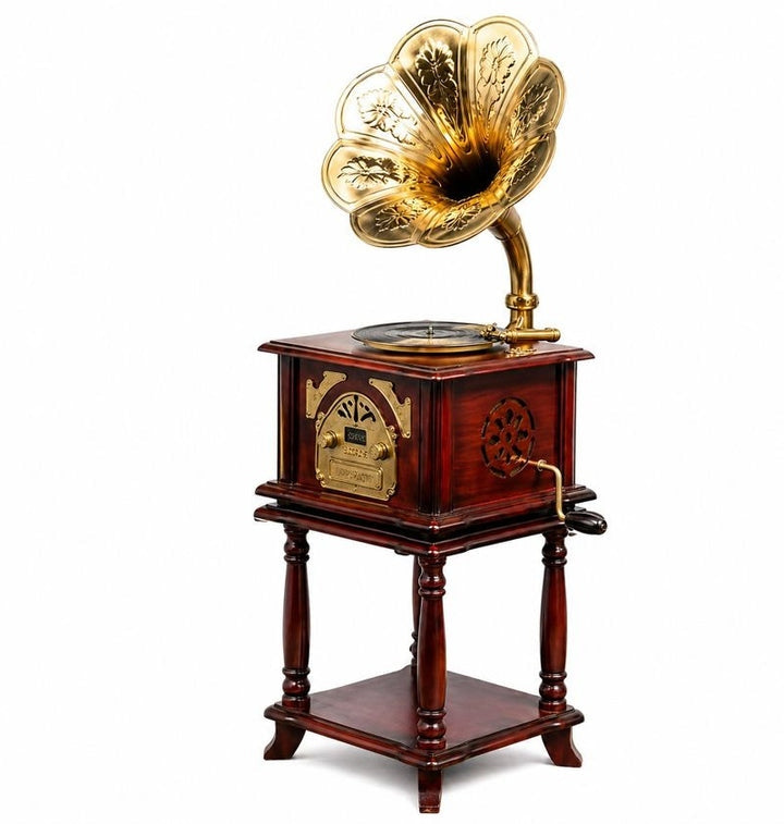Cutie muzicala retro tip Gramofon decorativ 33.8 x 12.5 x 11 cm