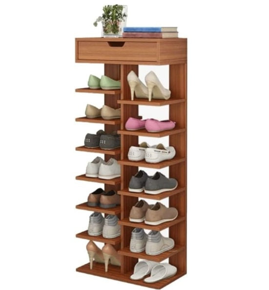 Suport Pantofi 7 Nivele Elegant – Pantofar Modern, Spatiu Depozitare Multifunctional 40x22x111cm