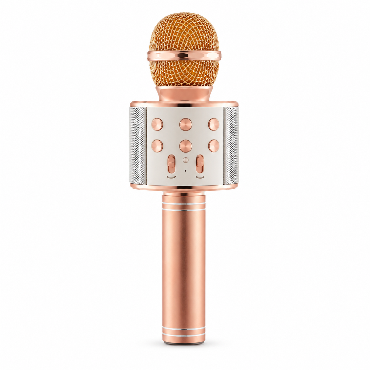 Microfon wireless karaoke cu boxă integrată, suport card SD și cablu USB inclus