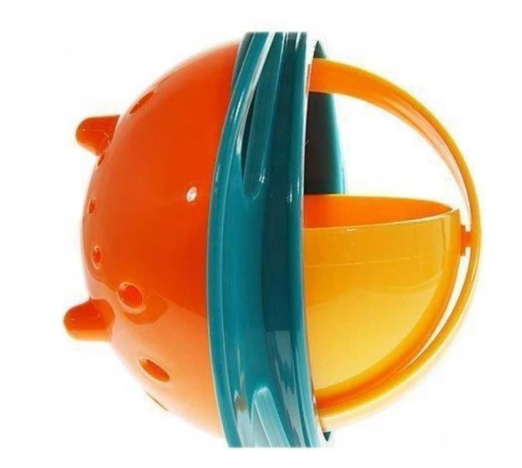 Castron anti rasturnare pentru copii, cu capac si manere, 17 cm