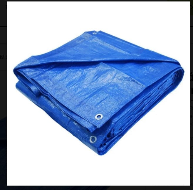 Prelata impermeabila cu inele 3x4 m, albastra, rezistenta la apa