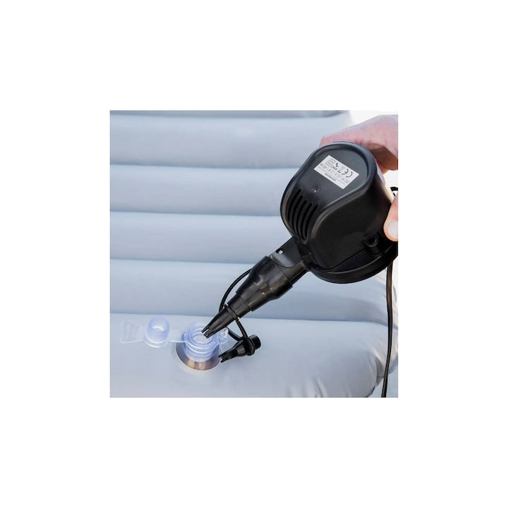 Saltea auto gonflabila din PVC, 72 × 132 cm – gri