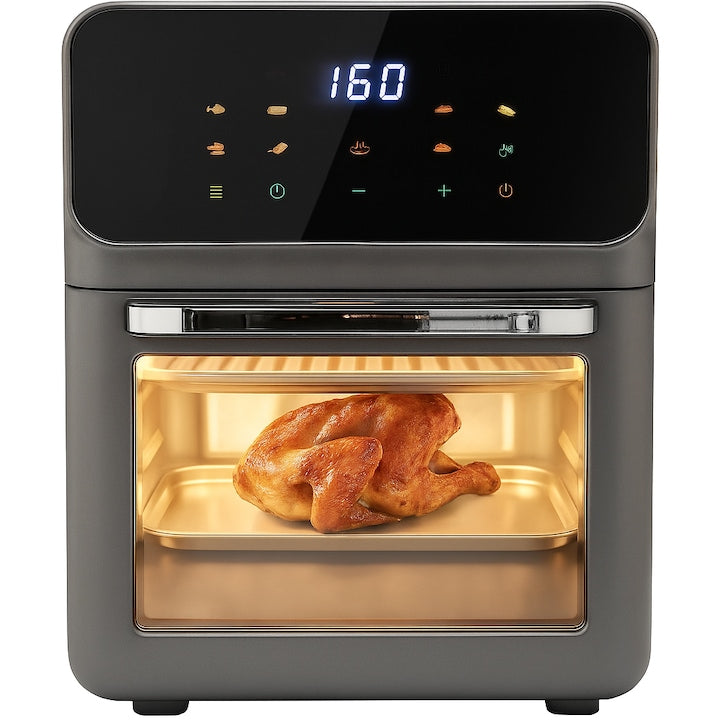 Friteuza cu Aer Cald 12L – control digital, gatire 360°, rezultate crocante fara ulei