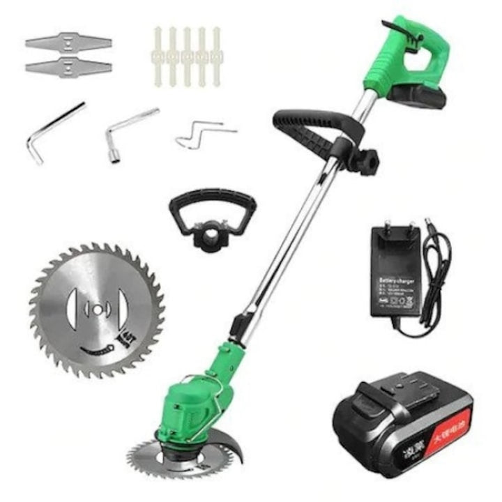 Motocoasa electrica cu 2 acumulatori Li-Ion – Performanta si libertate de miscare