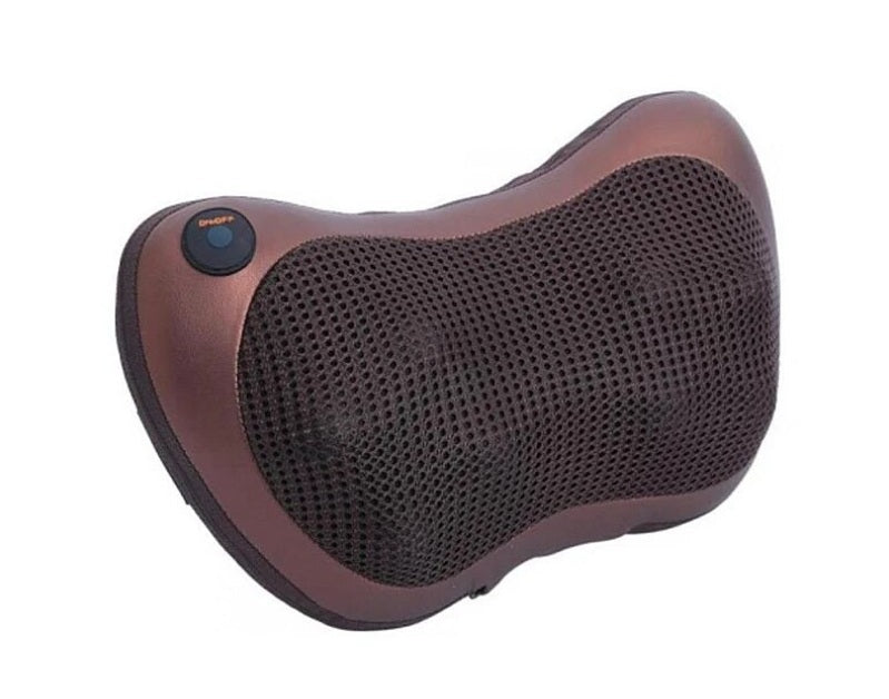 Perna Masaj Electrica Multifunctionala cu Incalzire, Portabila, 24W, Maro