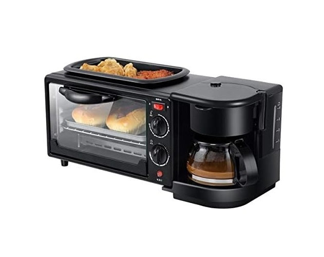 Aparat Multifunctional Mic Dejun – Cafetiera, Prajitor Paine si Grill