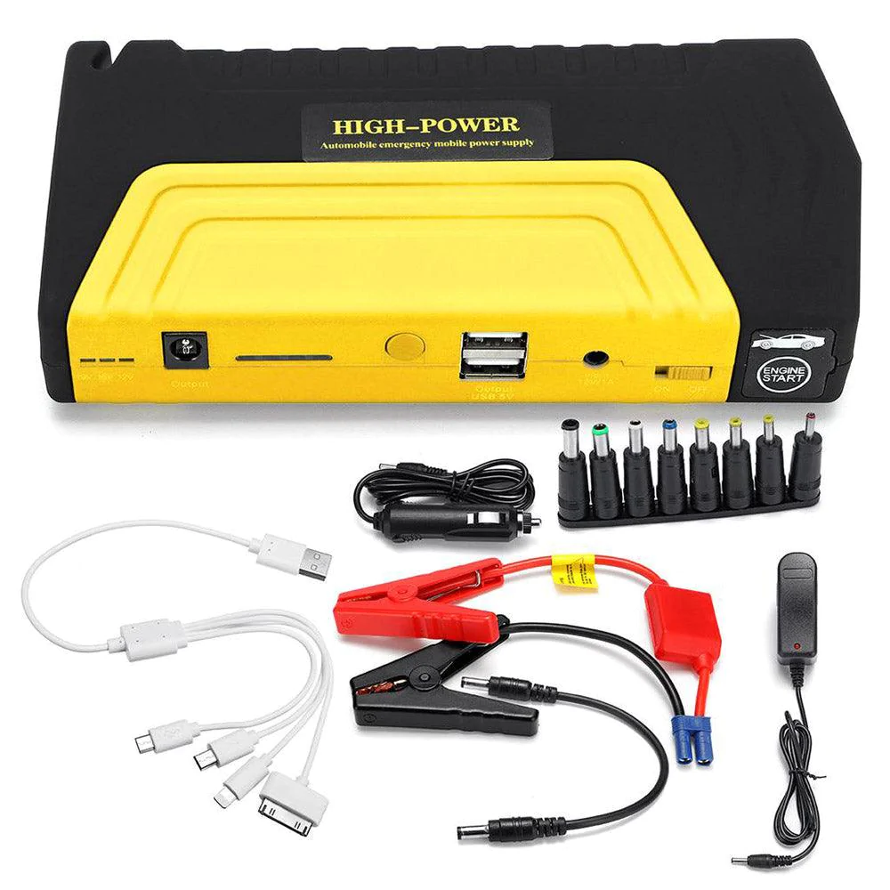 Jump Starter Portabil Auto 68800mAh cu Powerbank și Lanterna LED