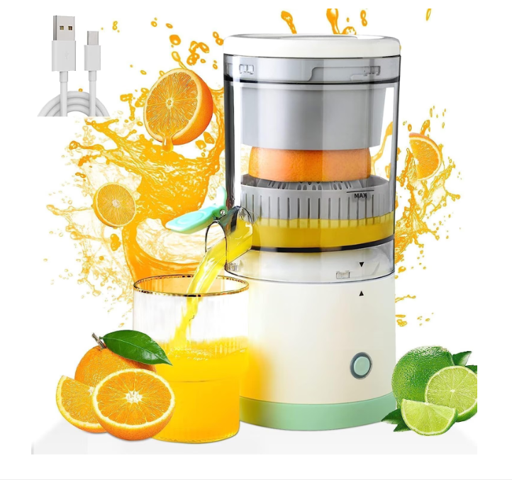 Storcator de fructe portabil, USB, 1100 ml – pentru suc proaspat oriunde