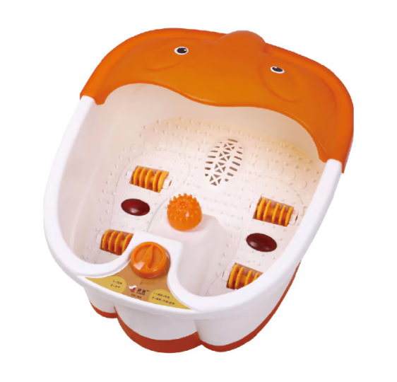 Aparat hidromasaj picioare, alb/portocaliu, 4.5L, 300W