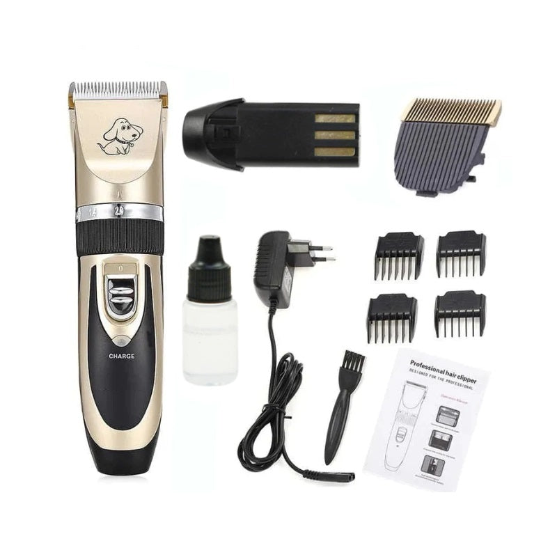 Masina de tuns animale de companie, zgomot redus, fara fir, 4 capete