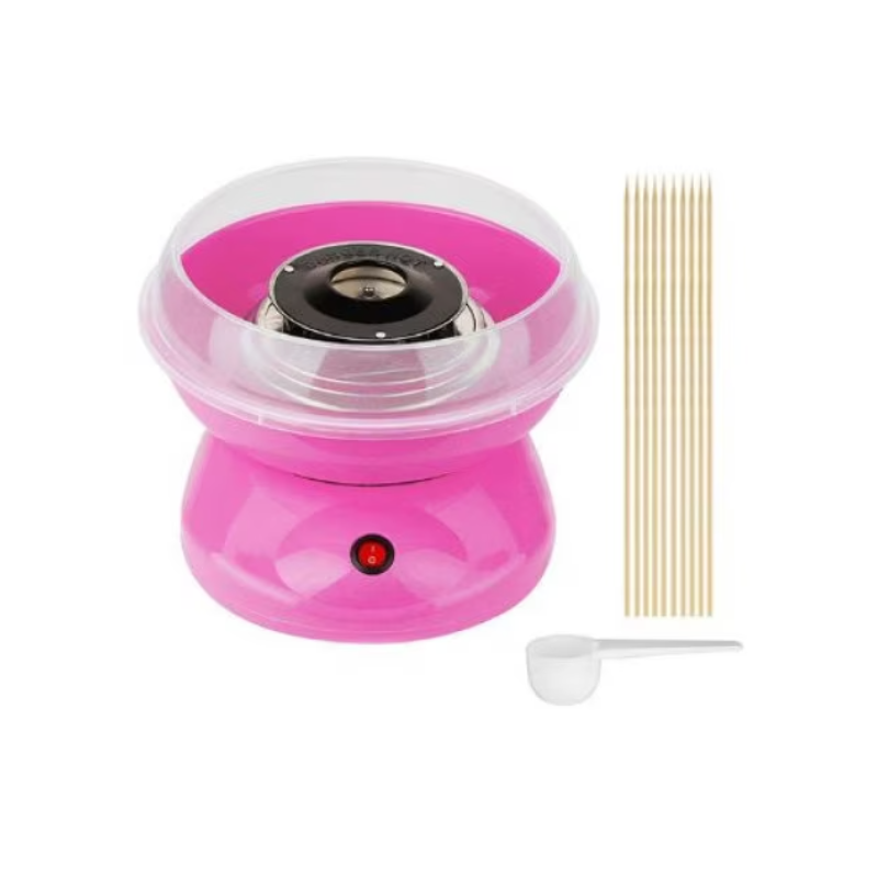 Masina pentru vata de zahar pentru copii, mica, roz