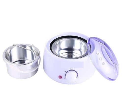 Aparat electric pentru incalzit ceara, cu reglaj de temperatura, capacitate 600 ml, 100W