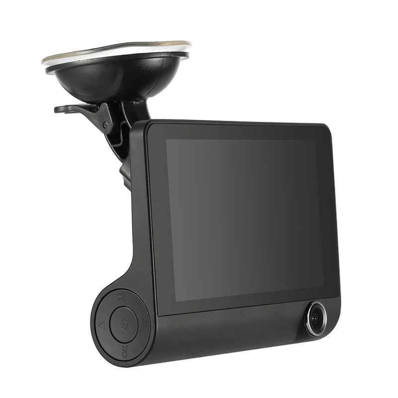 Camera auto DVR 3 in 1 – Fata, Spate, Interior, Display 4 inch, Full HD, G-Senzor, Night Vision