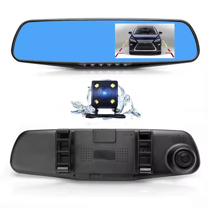 Video Recorder Auto cu Doua Camere Full HD – Fata si Spate, G-Sensor, Senzor de Miscare