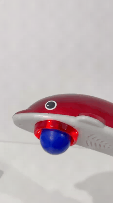 Aparat de masaj tip Delfin, 3 capete, relaxare si tonifiere, 2 viteze, 28W